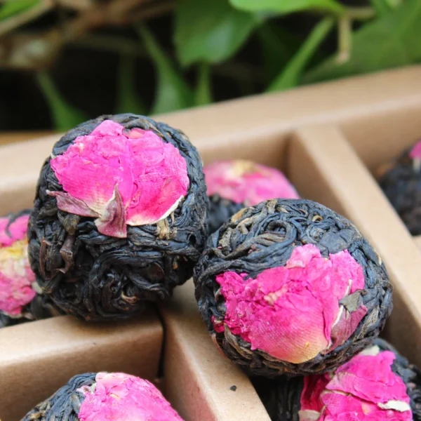 24068e22804ca01fb027018b13101c04.webp Dried Double Rose Long Zhu Flower 100g