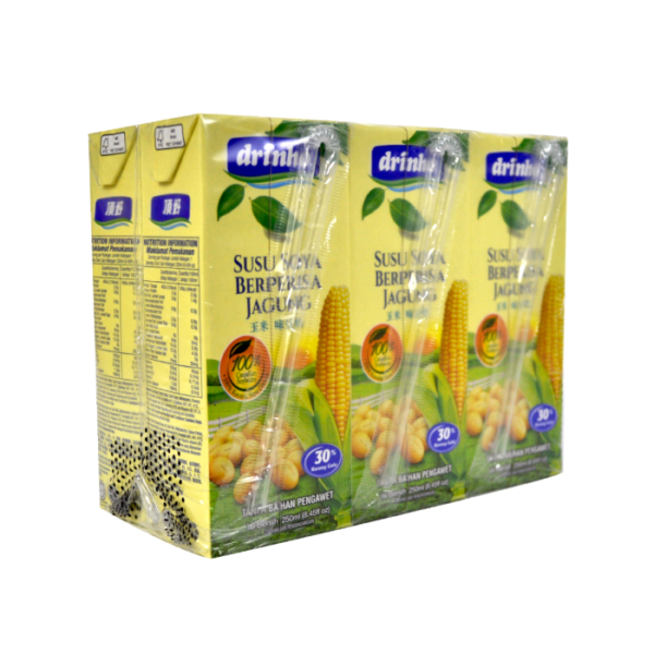 drinho-soy-milk-with-corn-flavour-6x250ml-side-1-1.png DRINHO Soya Milk Corn Flavour Drink 6x250ml