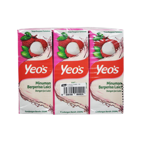 YEOS Lychee Drink 6x250ml